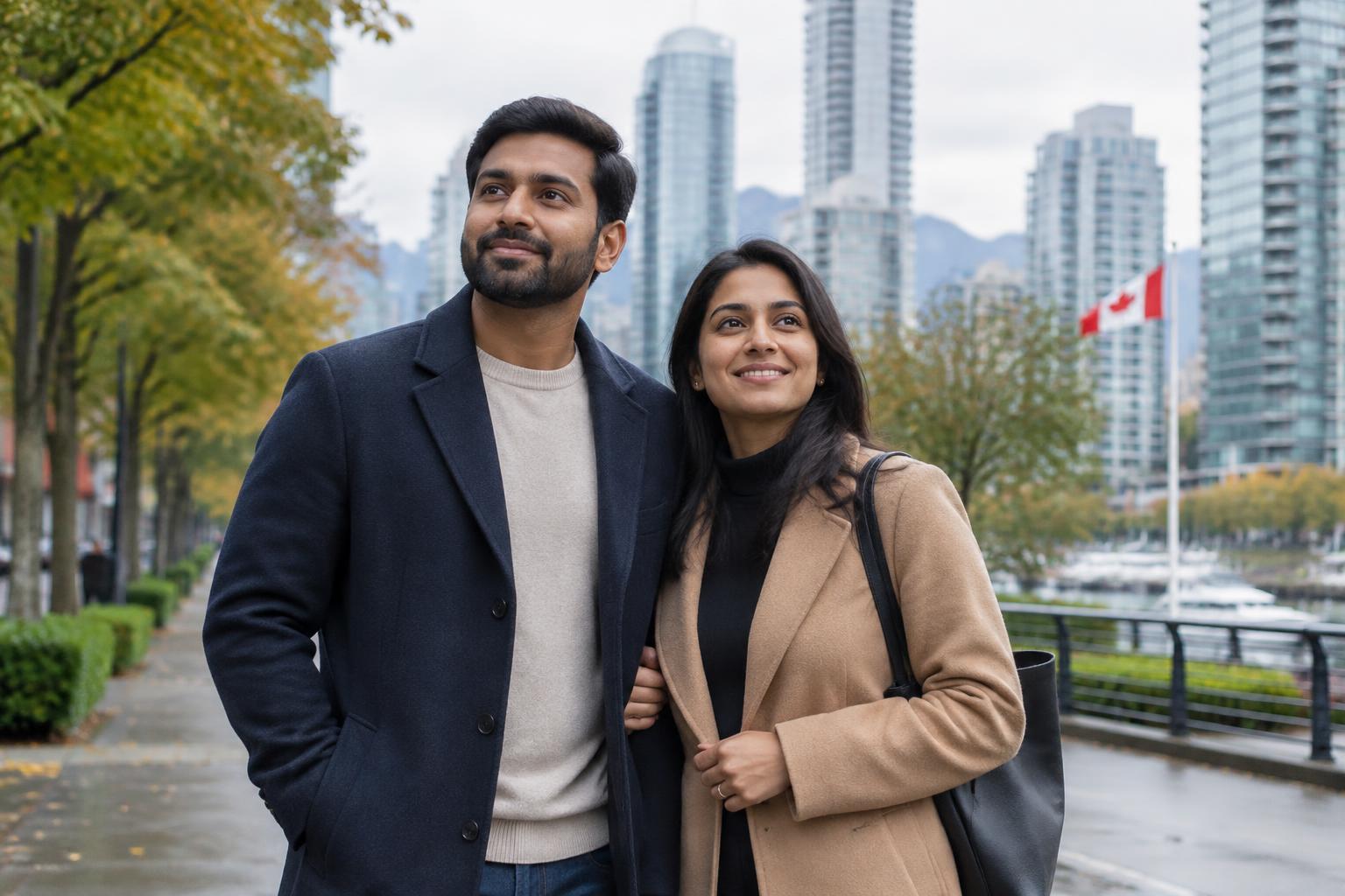 Couple considering their future in Canada
